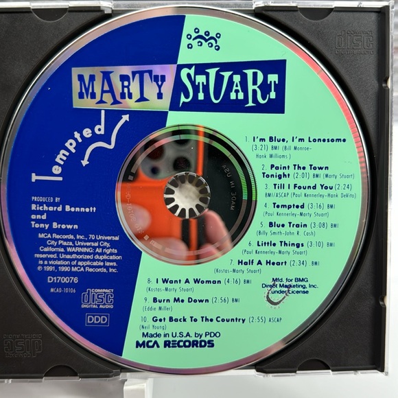 Marty Stuart - Tempted on CD - Picture 4 of 5
